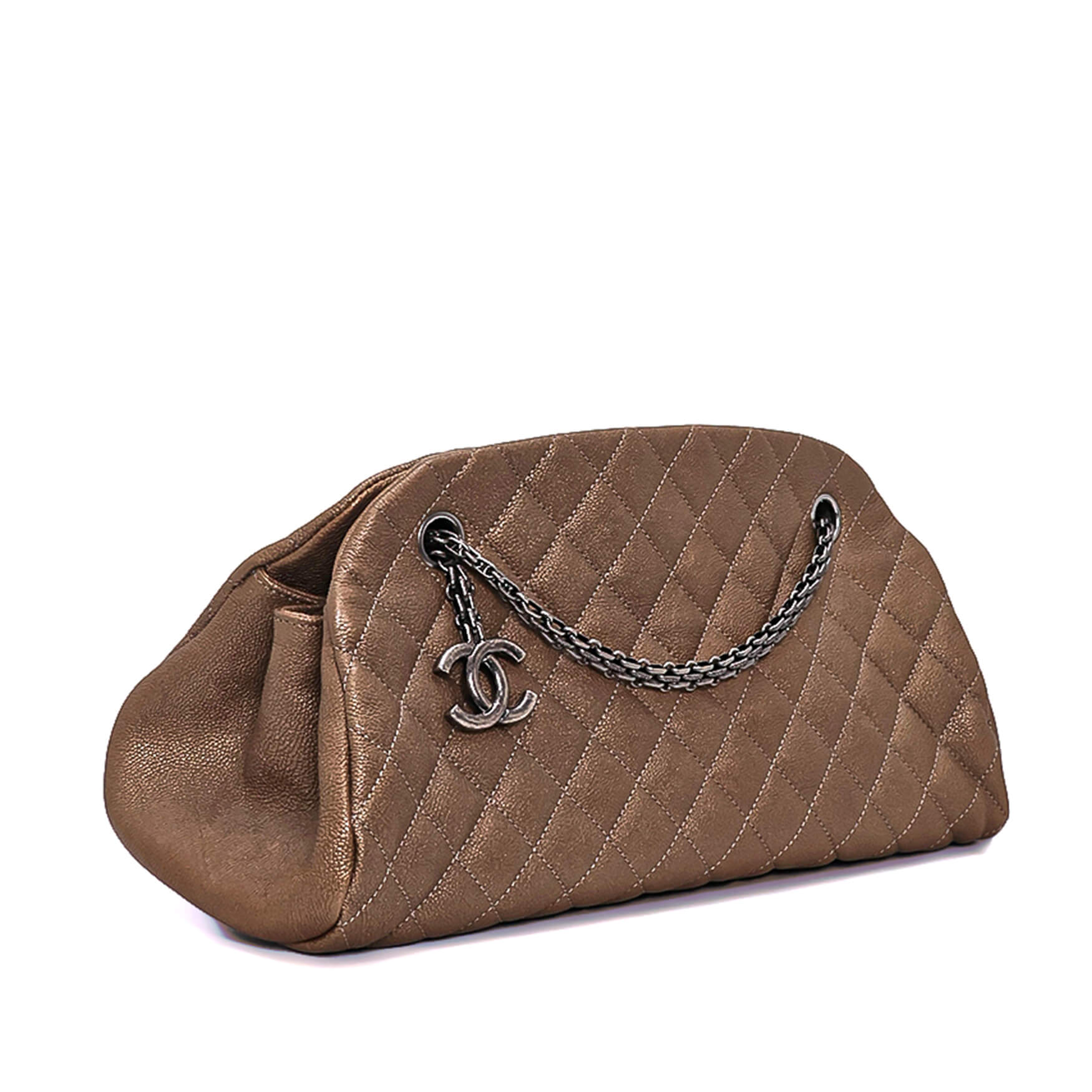 Chanel - Brown Vintage Bowling Bag